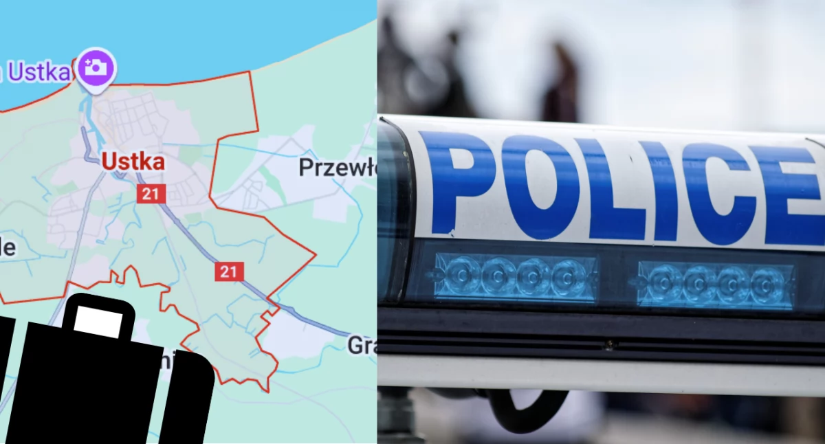 Ustka: Ciało mężczyzny znalezione w walizce na rzece – trwają czynności