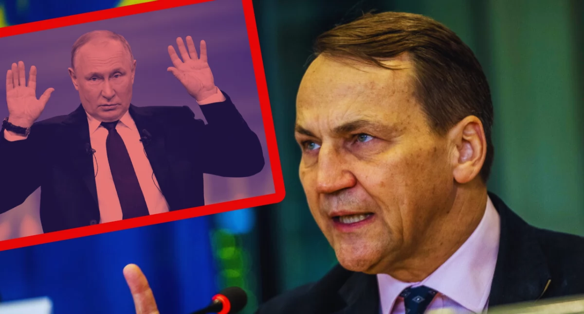 Zdjęcie Radosława Sikorskiego. Rosja nie ma monopolu na historię zwycięstwa