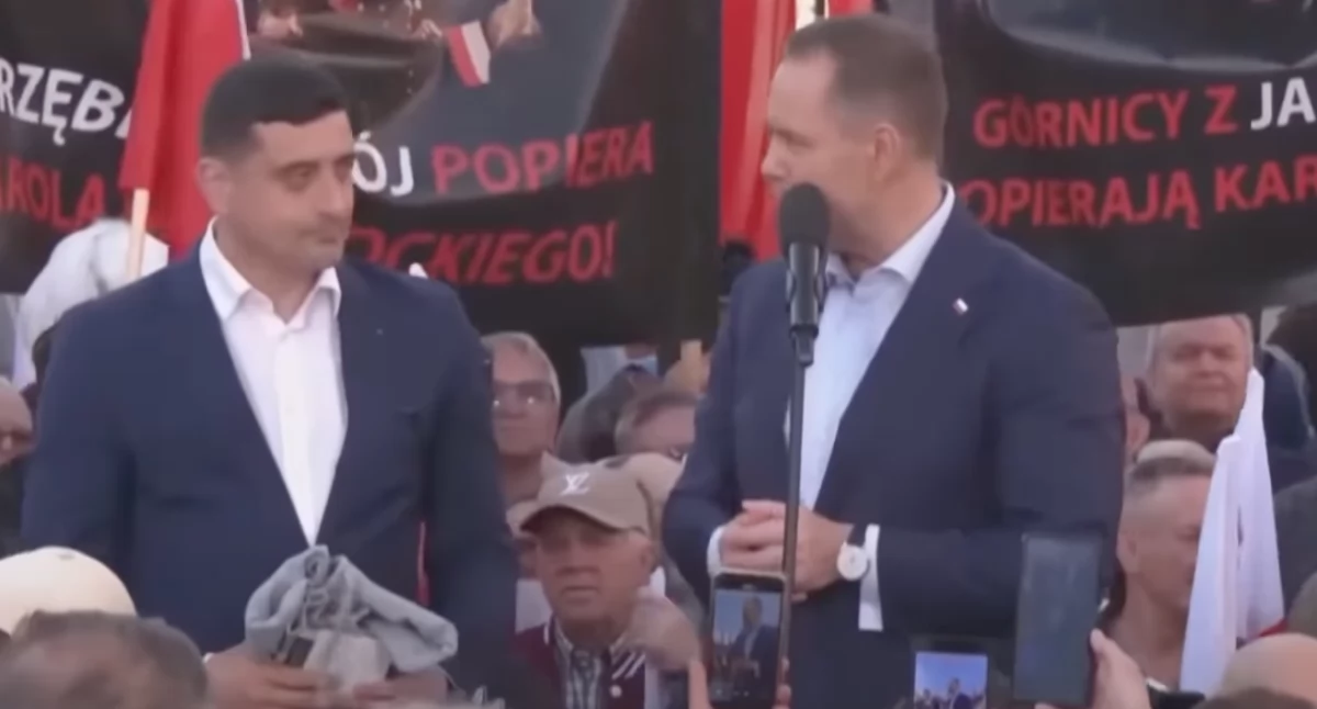 Świat, Wybory prezydenckie Rumunii Nicusor głosuje Fogaraszu apeluje europejski - zdjęcie, fotografia