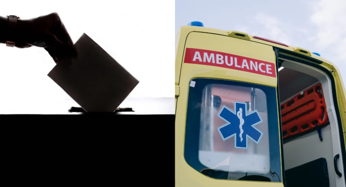 Tragedia w lokalu wyborczym w Szczecinie. Starsza kobieta nie żyje