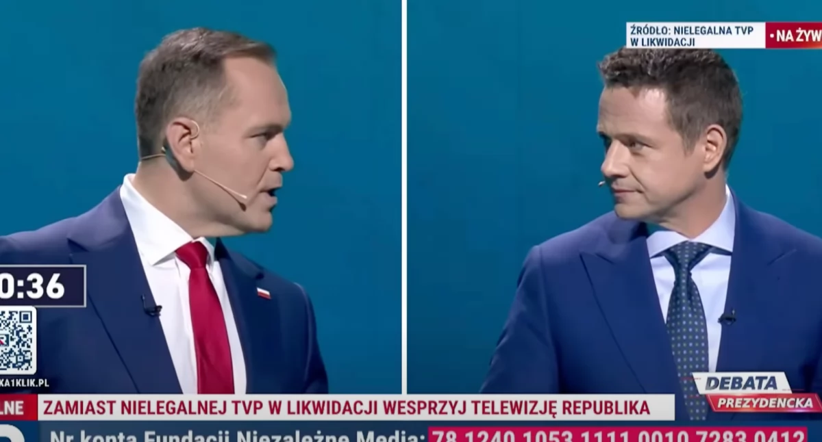 Sztaby Rafała Trzaskowskiego i Karola Nawrockiego wznowiły negocjacje w sprawie debaty przed II turą wyborów 