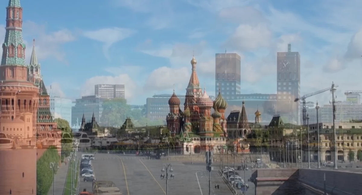 Plakaty przeciwko pomocy Ukrainie w metrze Oslo. Zapłacił miliarder Arte Berge z Rosji