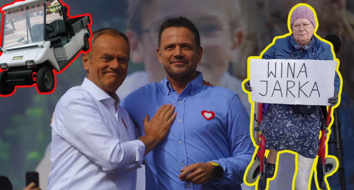 Zdjęcie Babci Kasi, która chciała uczestniczyć w Marszu Patriotów