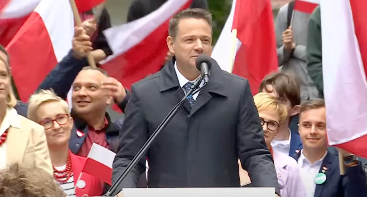 Rafał Trzaskowski w Zduńskiej Woli apelował o jedność w przedostatnim dniu kampanii wyborczej 