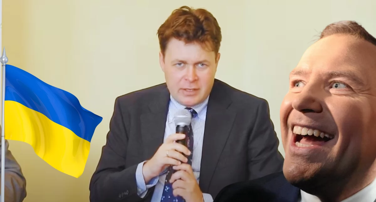 Zdjęcie ukraińskiego politologa Jewhena Mahda
