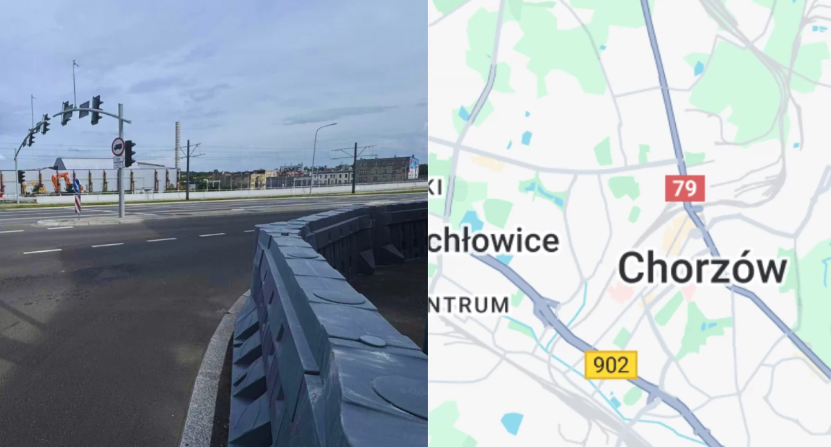 Estakada w centrum Chorzowa wyłączona z ruchu