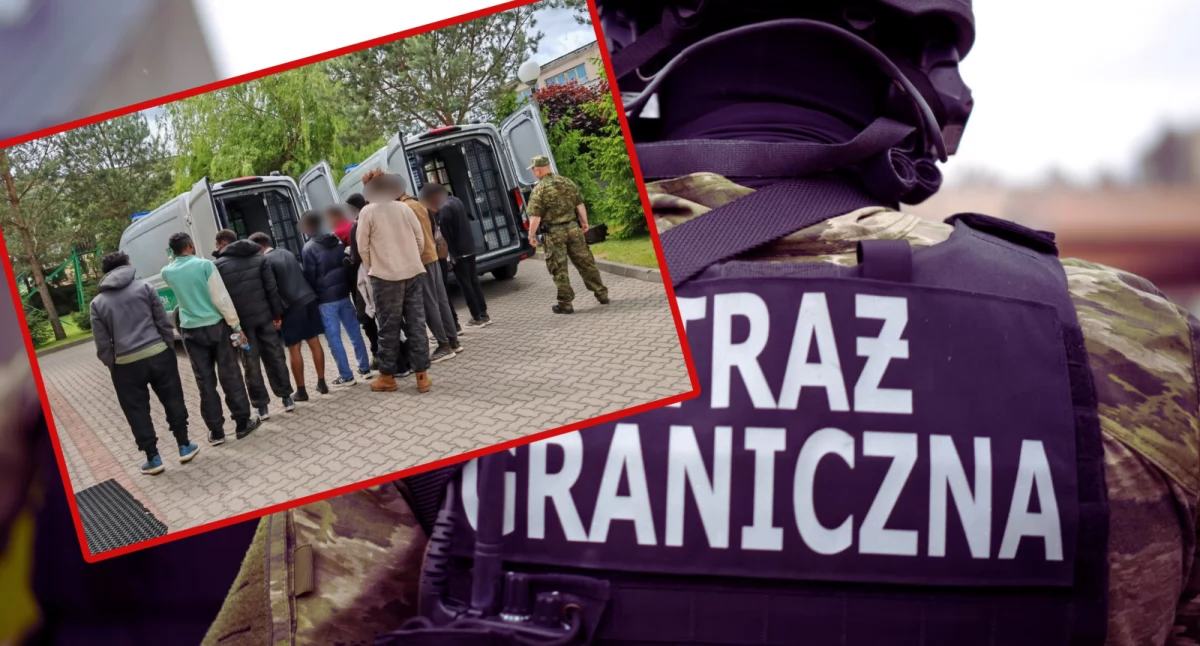 12 migrantów z Somalii porzuconych w aucie przy granicy z Litwą