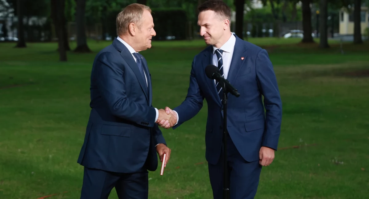 Adam Szłapka – nowy rzecznik rządu Koalicji 15 października razem z premierem Donaldem Tuskiem 
