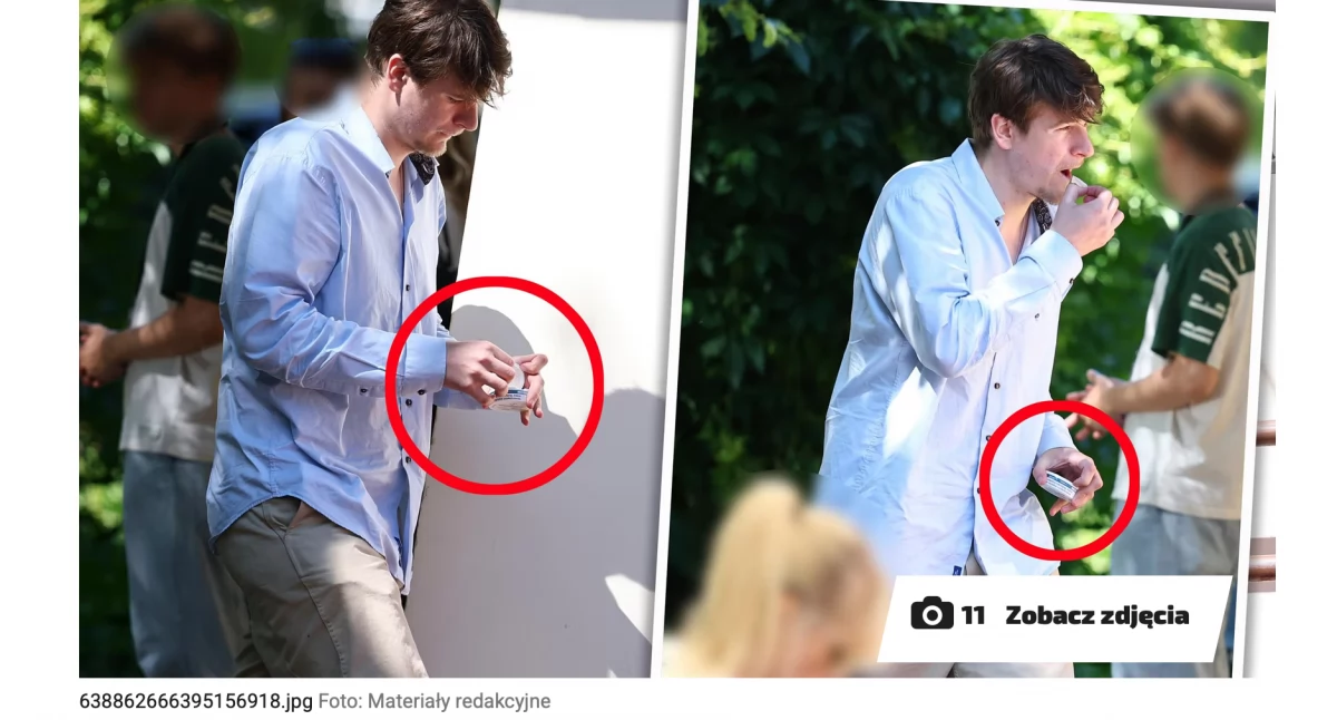 Daniel Nawrocki, syn prezydenta elekta, wziął susa na oczach paparazzi