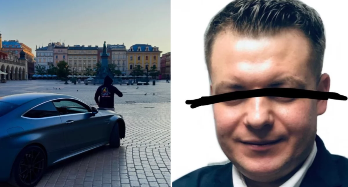 Poszukiwany Rafał H. kierowca Mercedesa z Wrocławia, który blokował ruch na A4 i prowokował kolizje