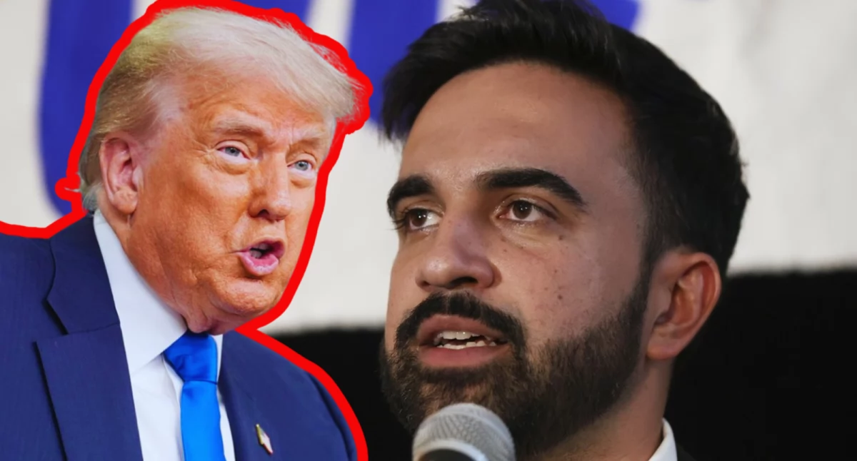 Zdjęcie Donalda Trumpa i Zohrana Mamdaniego