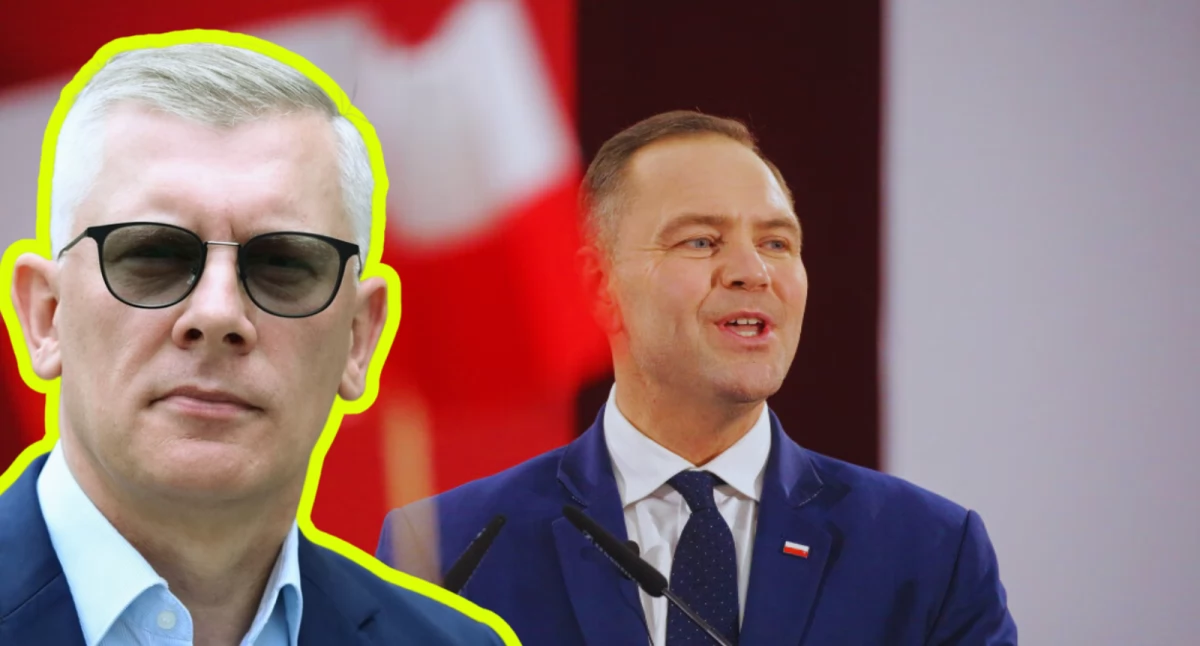 Zdjęcie Sławomira Cenckiewicza i Karola Nawrockiego