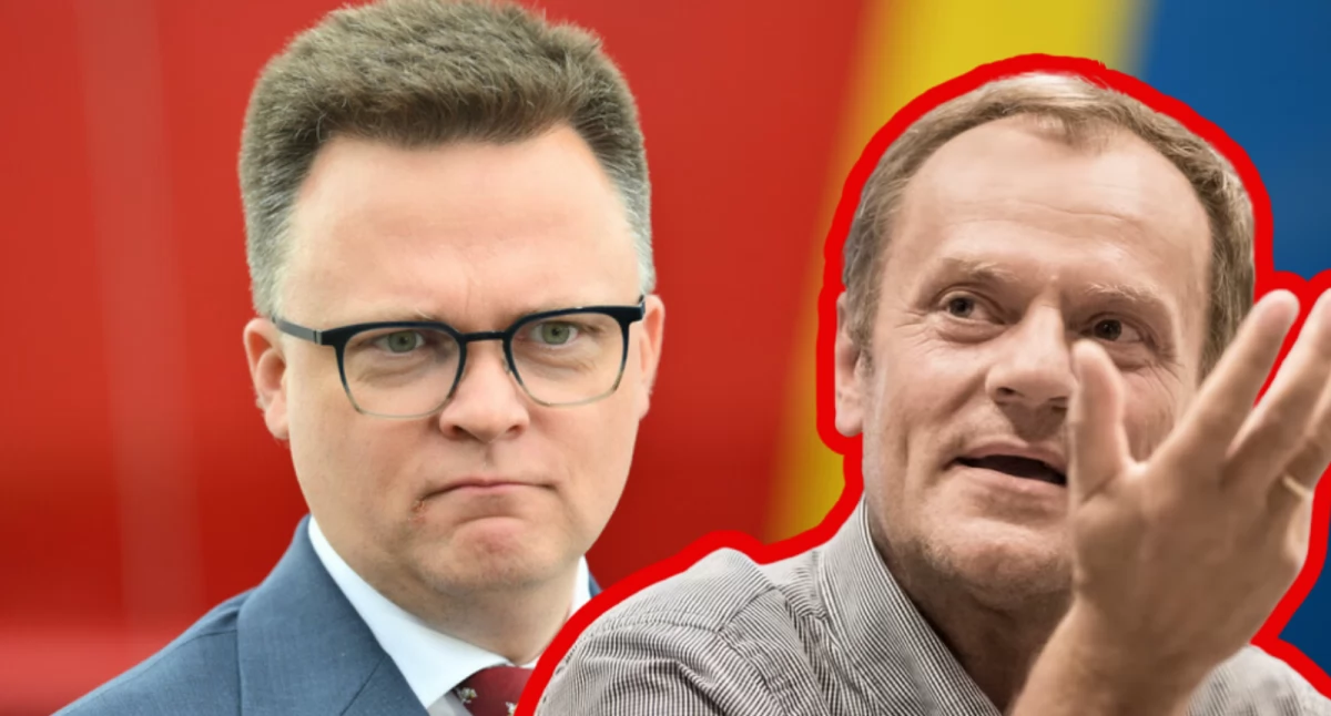 Zdjęcie Donalda Tuska i Szymona Hołowni