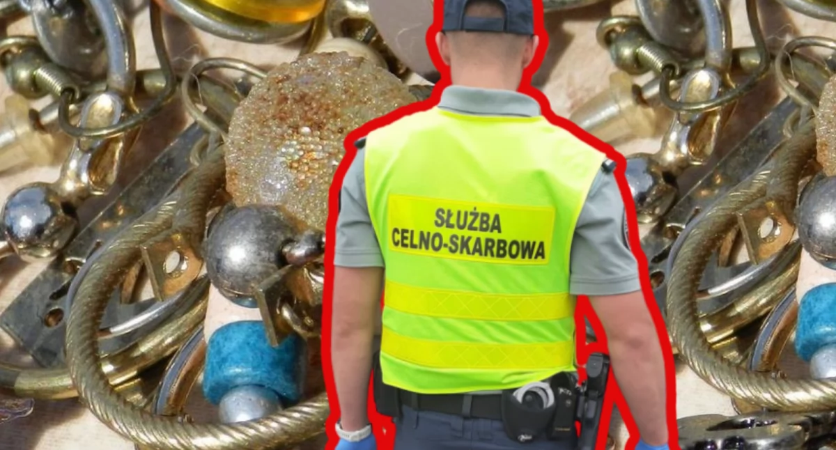 Zdjęcie biżuterii przechwyconej przez KAS