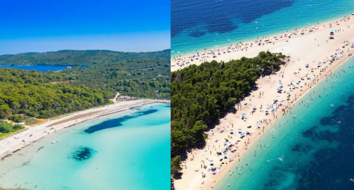 Zdjęcie piaszczystych plaż w Chorwacji