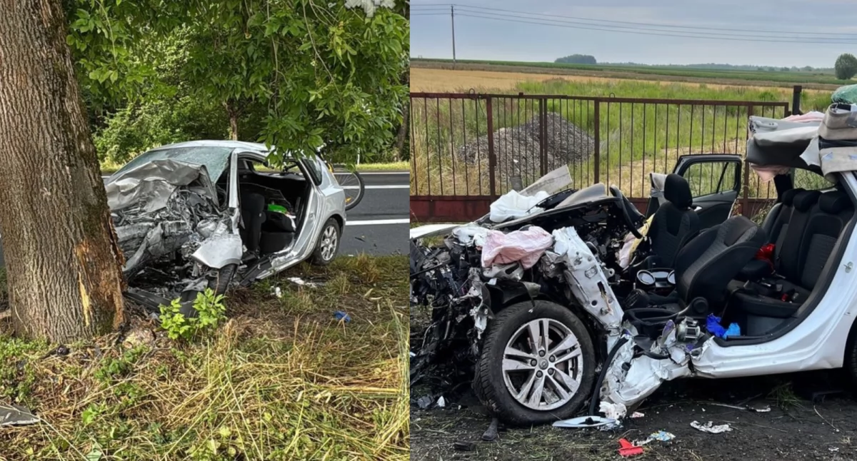 Zdjęcie z miejsca wypadku – Komenda miejska policji w Gliwicach