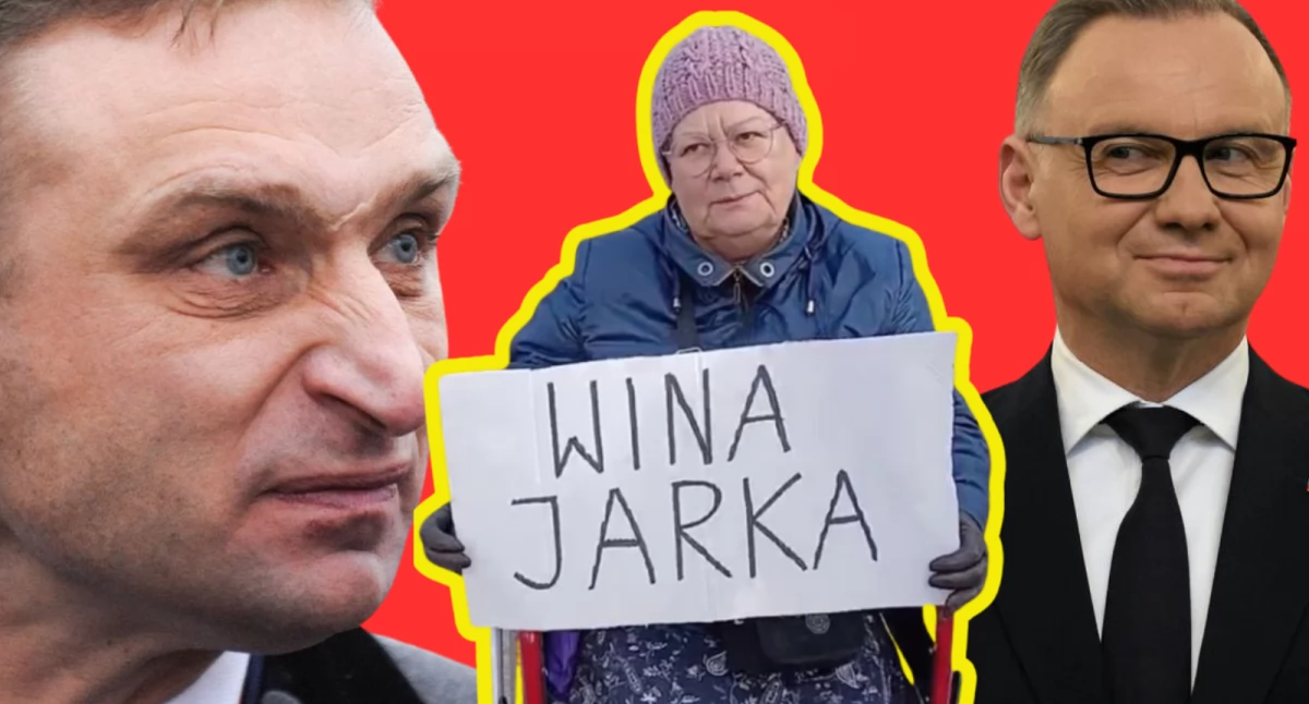 Zdjęcie Roberta Bąkiewicza, Babci Kasi i Dudy. Prezydent ułaskawił zadymiarza