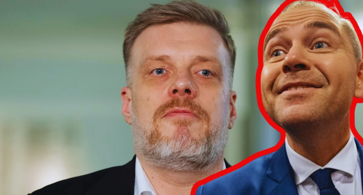 Zdjęcie Zandberga i Karola Nawrockiego