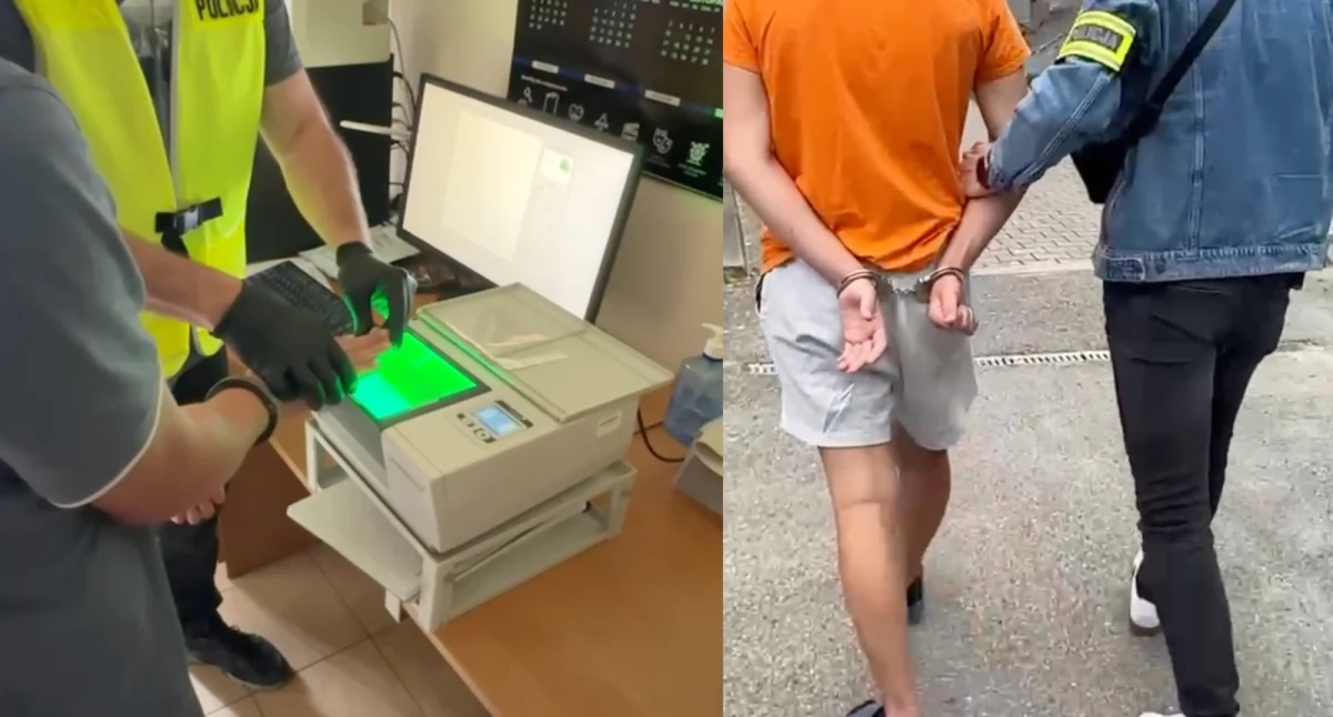 Zdjęcie z zatrzymania nastolatków przez policję w Jaworznie. Oskarżeni za pobicie 