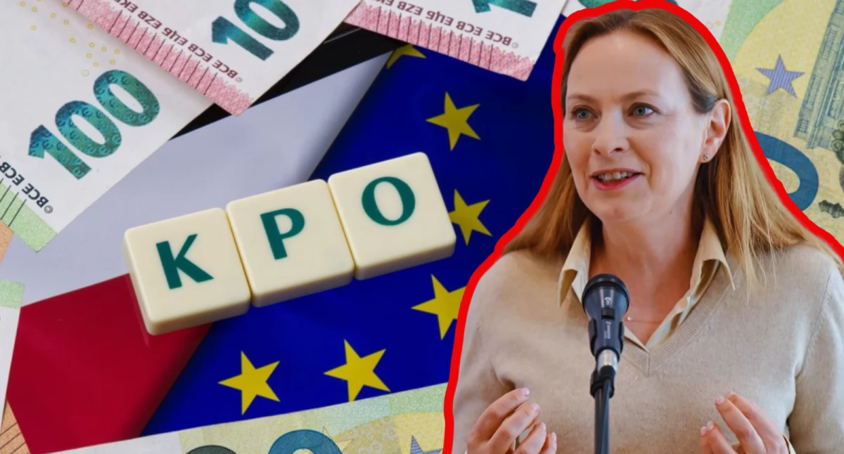 Katarzyna Pełczyńska-Nałęcz podczas wywiadu w TVP Info. Ministra poinformowała o terminie przelewu środków z KPO