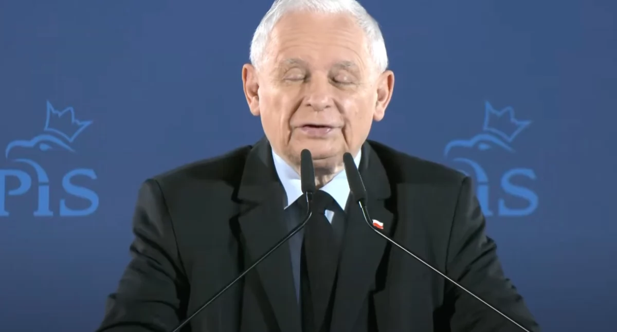 Jarosław Kaczyński podczas konwencji PiS w Lublinie 