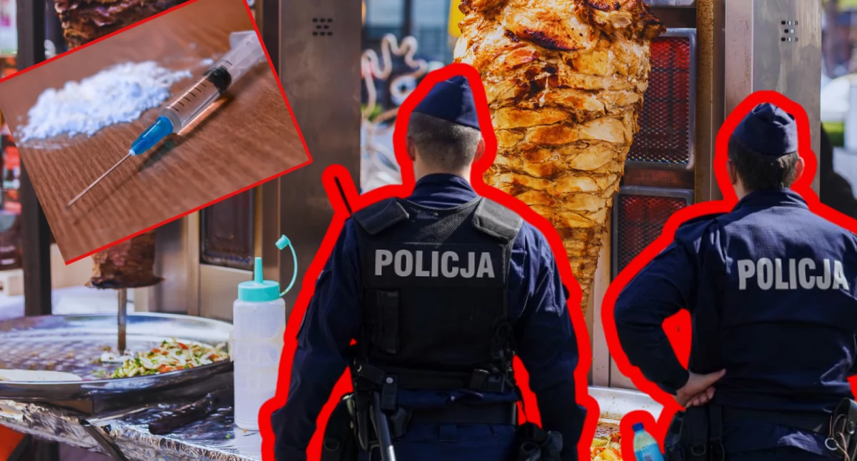 Narkotyki i środki odurzające w kebabie. Policja rozbiła gang dilerów w Łodzi