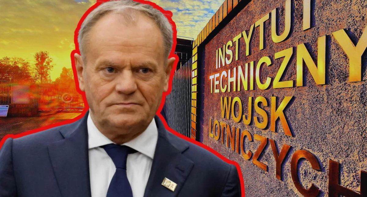 Zdjęcie Donalda Tuska. Wizyta premiera w  Instytut Techniczny Wojsk Lotniczych w Warszawie