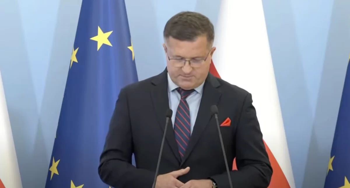 Gen. Jarosław Stróżyk podczas konferencji Komisji ds, rosyjskich i białoruskich wpływów w Polsce. Donald Tusk zakończył działanie organu 