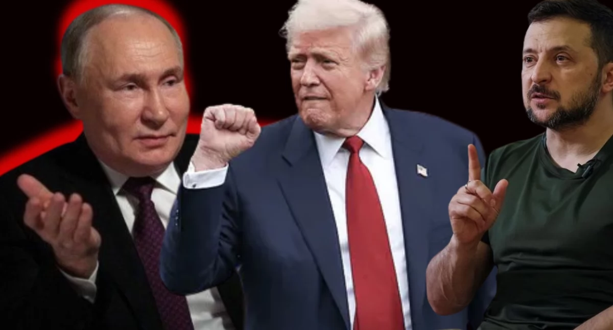 Zdjęcie Donalda Trump i Putina. Spotkanie na Alasce