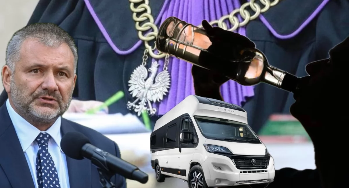 Pijany sędzia Dariusz K. zatrzymany za jazdę po alkoholu camperem w miejscowości Lubań. Minister Waldemar Żurek zawiesił go w czynnościach służbowych 
