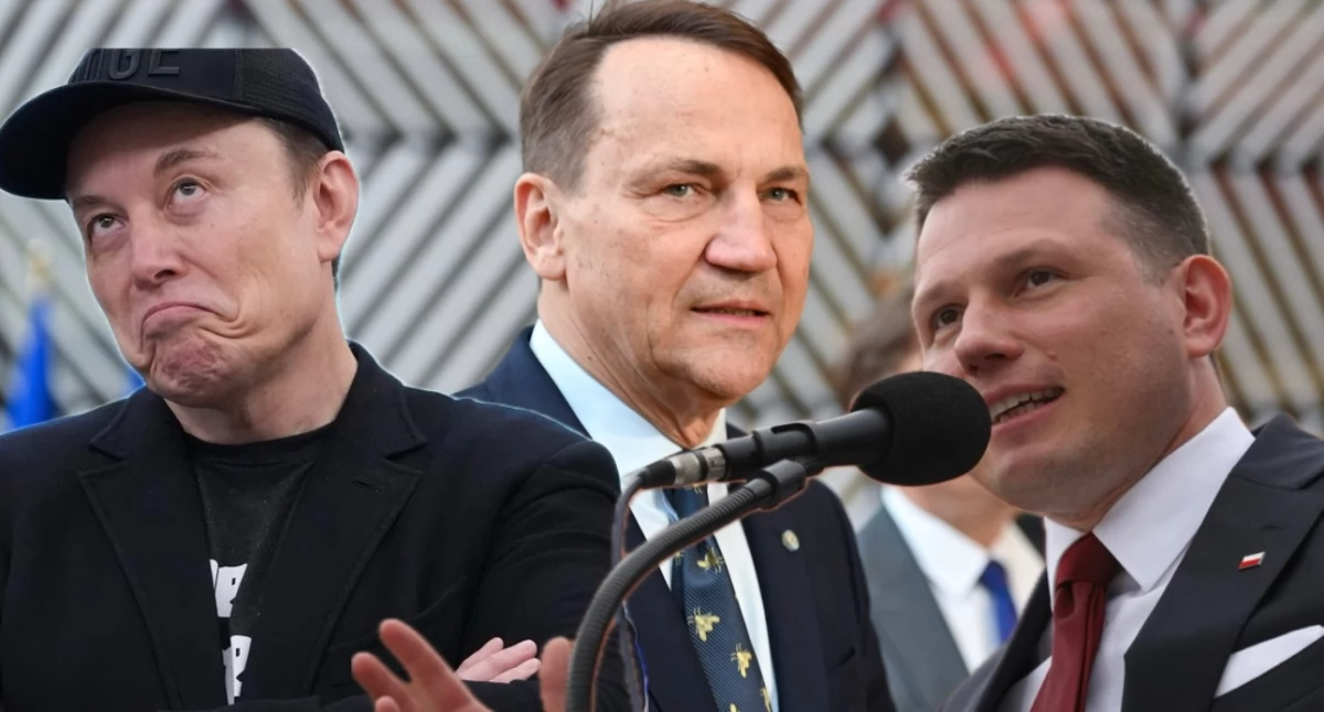 Radosław Sikorski odpowiada na wpis Sławomira Mentzena w sprawie Starlinków EIona Muska dla Ukrainy 