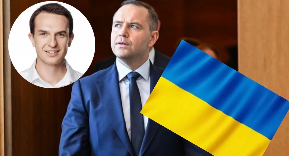 Karol Nawrocki i Adam Szłapka, który odpowiada na apel Zbigniewa Boguckiego o pilne zajęcie się projektem ustawy w sprawie zamrożenia cen energii 
