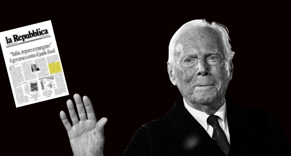 Włoska prasa żegna Giorgio Armaniego wspominając dokonania wizjonera mody 