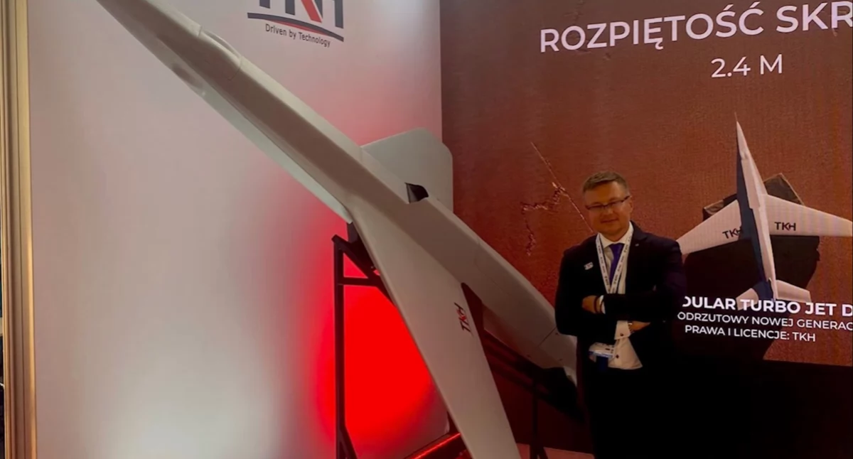 Polski dron turboodrzutowy MTJD dostał nagrodę DEFENDER