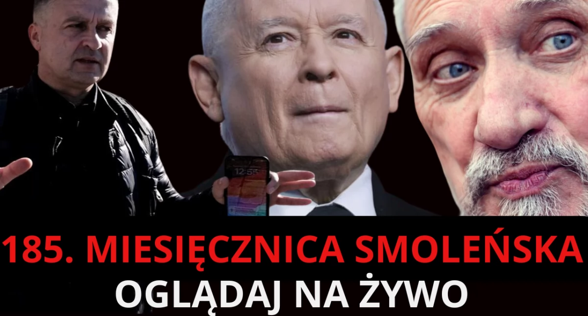 Dziś 185. miesięcznica smoleńska. Oglądaj na żywo w checkPRESS.pl