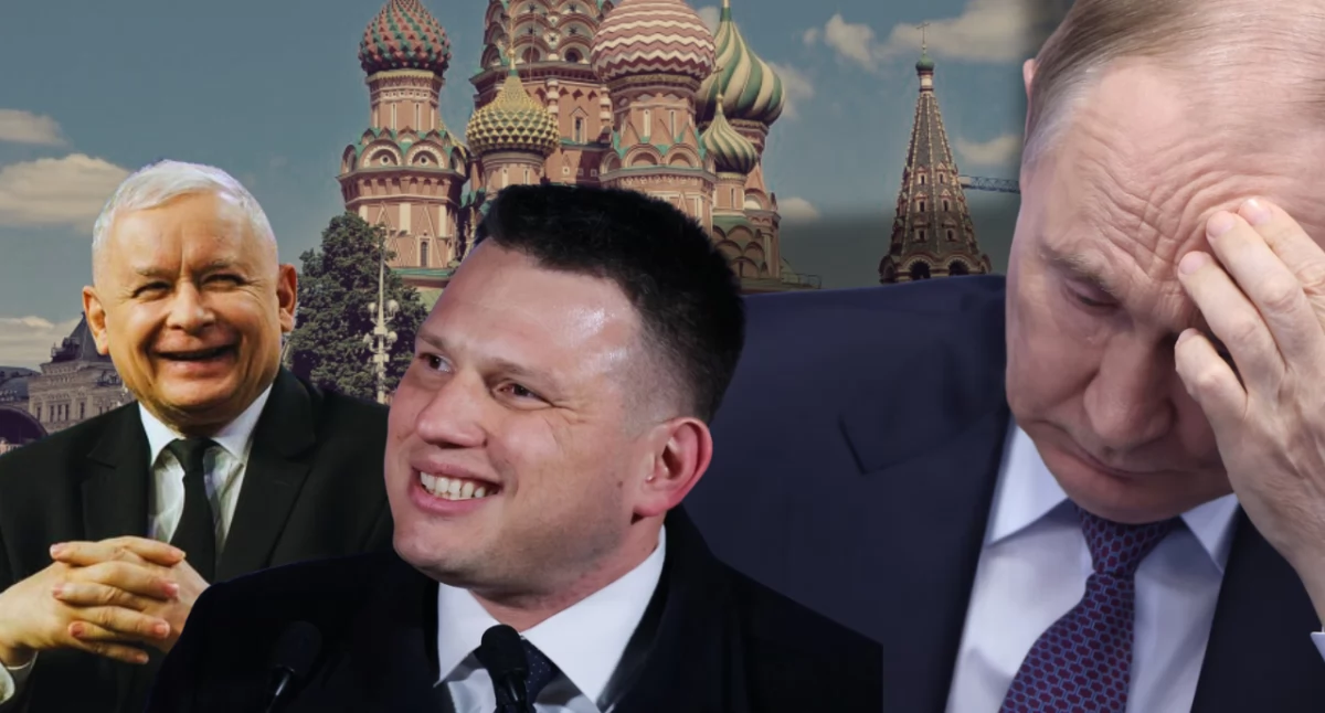 Jarosław Kaczyński, Sławomir Mentzen i Władimir Putin. Ekspertka wyjaśnia, jak rosyjska propaganda buduje polaryzację w Polsce 