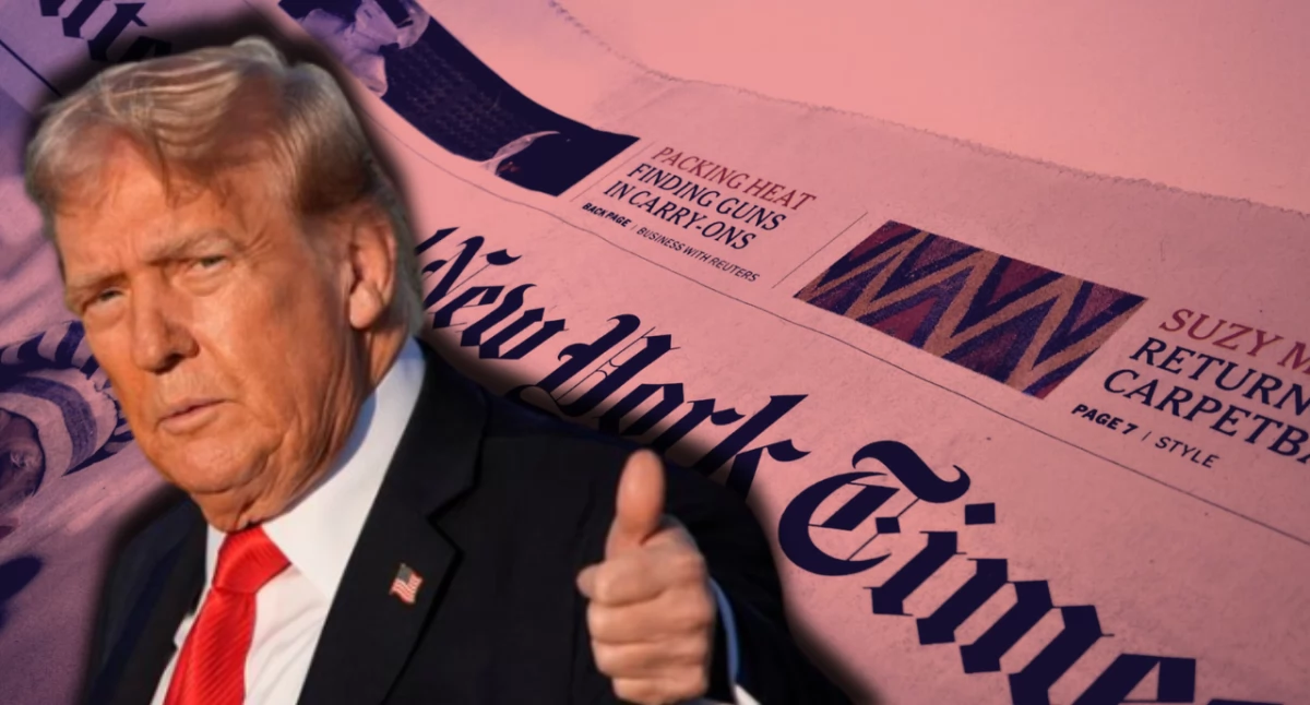 Trump kontra „New York Times”. Prezydent żąda miliardów odszkodowania