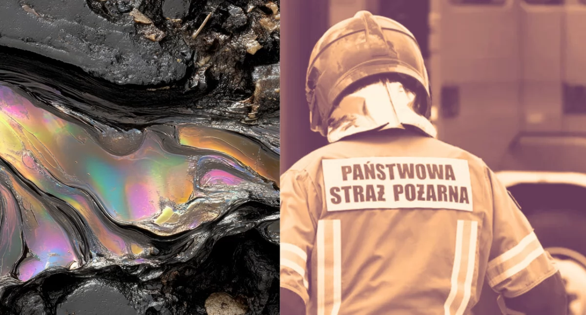 A4 w kierunku Katowic zamknięta. Osiem kilometrów plamy oleju na jezdni