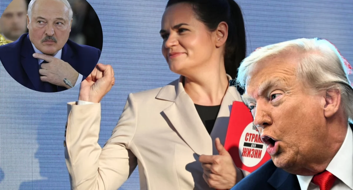 Swiatłana Cichanouska ostrzega DOnalda Trumpa przed wykorzystaniem go przez Łukaszenkę
