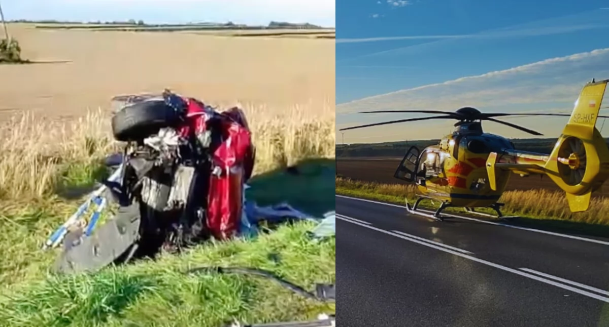 Zderzenie samochodu osobowego z ciężarówką na DK43. Policja wyznaczyła objazdy