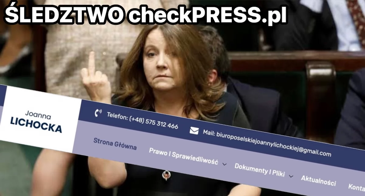 Joanna Lichocka wdała 86 tys. złotych z publicznych pieniędzy na stronę internetową. W śledztwie policzyliśmy, ile pieniędzy kosztowało stworzenie jej serwisu www naprawdę