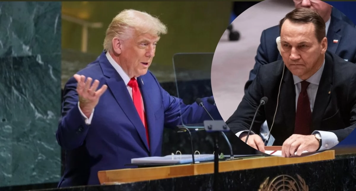 Radosław Sikorski skomentował wypowiedź Donalda Trumpa o wsparciu dla Ukrainy 