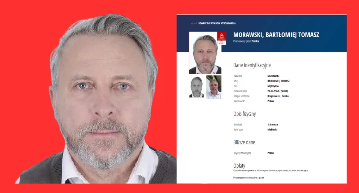 Bartłomiej Morawski poszukiwany przez Interpol. Kariera aktora z PiS