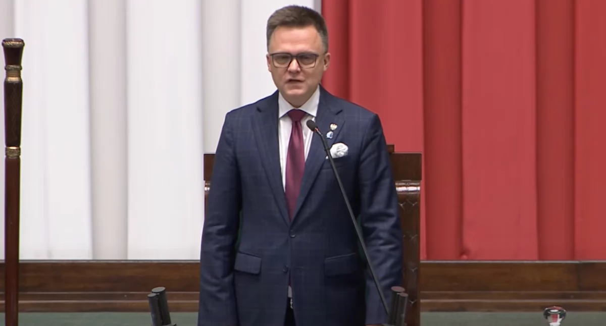 Szymon Hołownia podał termin wybory nowego marszałka Sejmu 