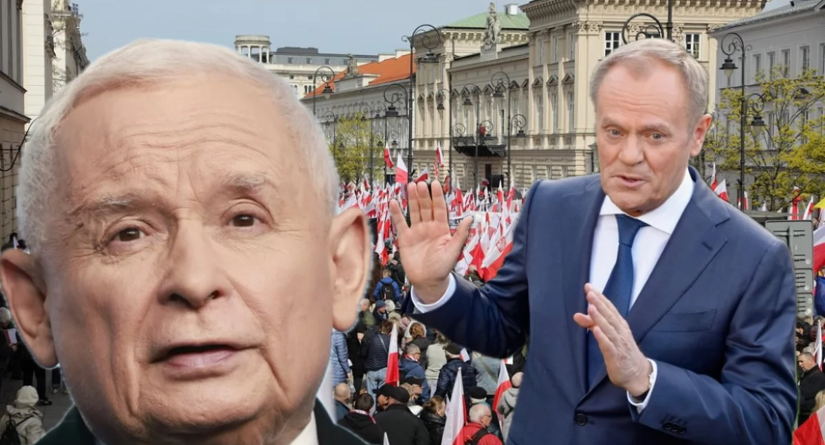 Premier Donald Tusk skomentował protest PiS przeciwko migracji w Warszawie
