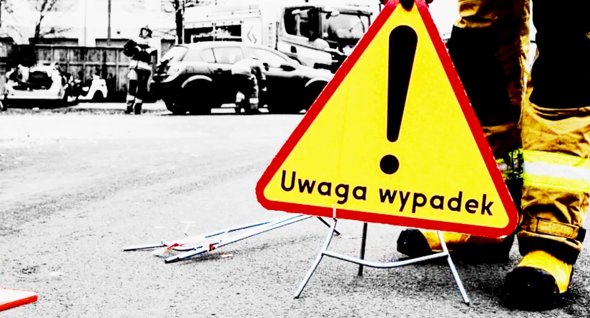 Kolonia Lisów tragiczny wypadek samochodowy. Droga krajowa nr 46 zablokowana
