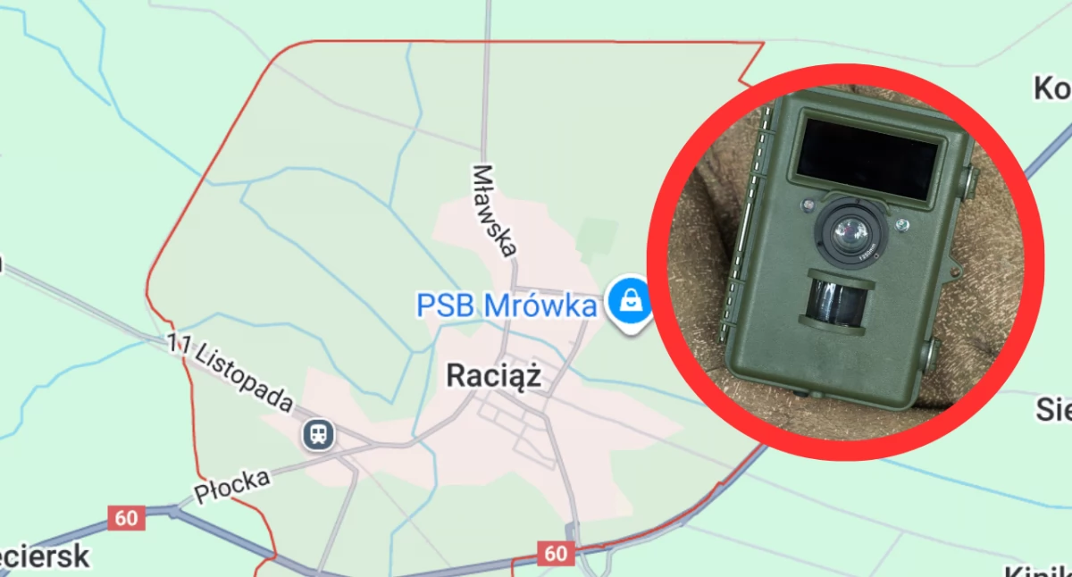 Fotopułapka ujawniła złodziejkę. Kobieta z gminy Raciąż usłyszała 13 zarzutów