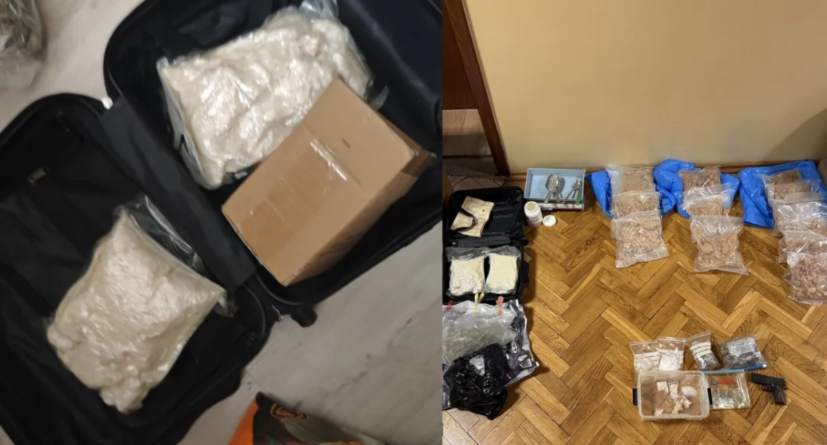 Mazowiecka policja rozbiła magazyn narkotyków wartych ponad milion złotych. Mężczyzna w areszcie