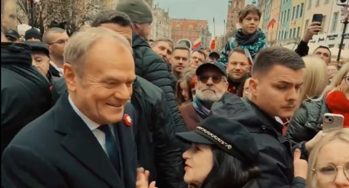 Premier Donald Tusk w Gdańsku na obchodach Święta Niepodległości 2025