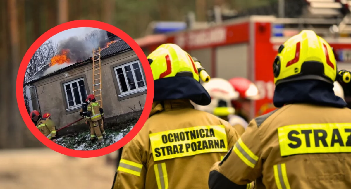 ragiczny pożar pod Płońskiem. W pogorzelisku odnaleziono ciało mężczyzny